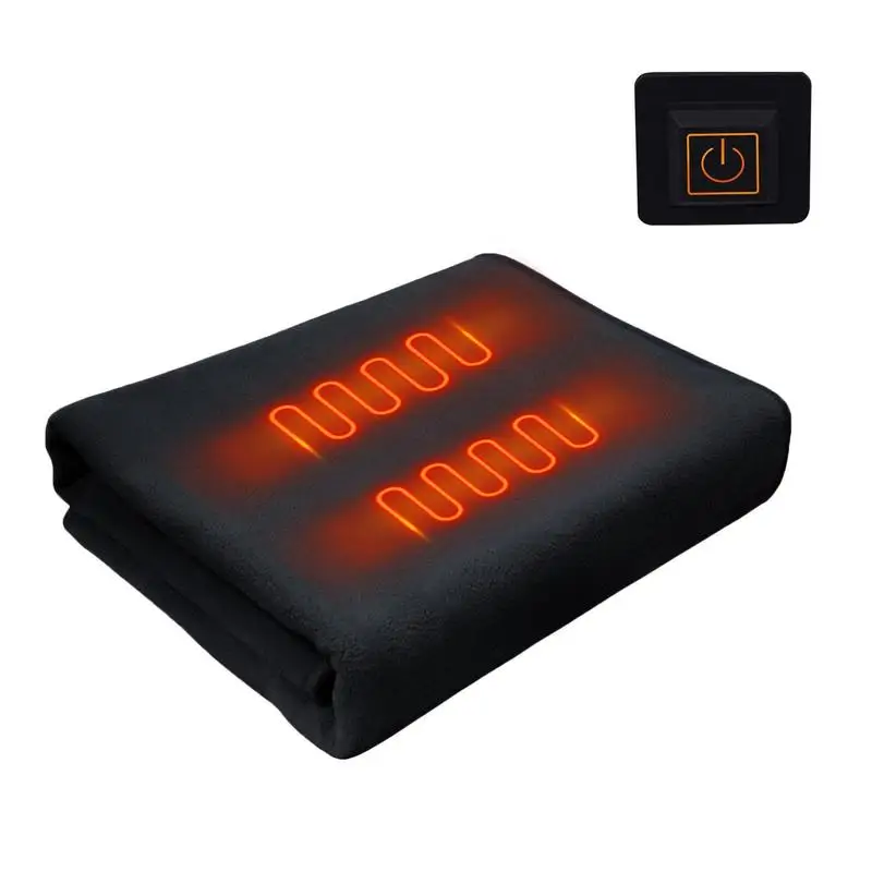 

Шаль с электрическим подогревом | Шаль с USB подогревом, носимое электрическое одеяло | Одеяло с подогревом, работающее от батареи, портативное уличное Отопление B