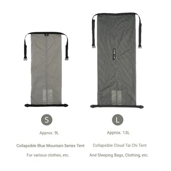 3F UL GEAR 9L/13L Storage Bag 20D Nylon Wear Resistant Ultralight Multifunctional Categorized Versatile Roll-up Compression Bag 4