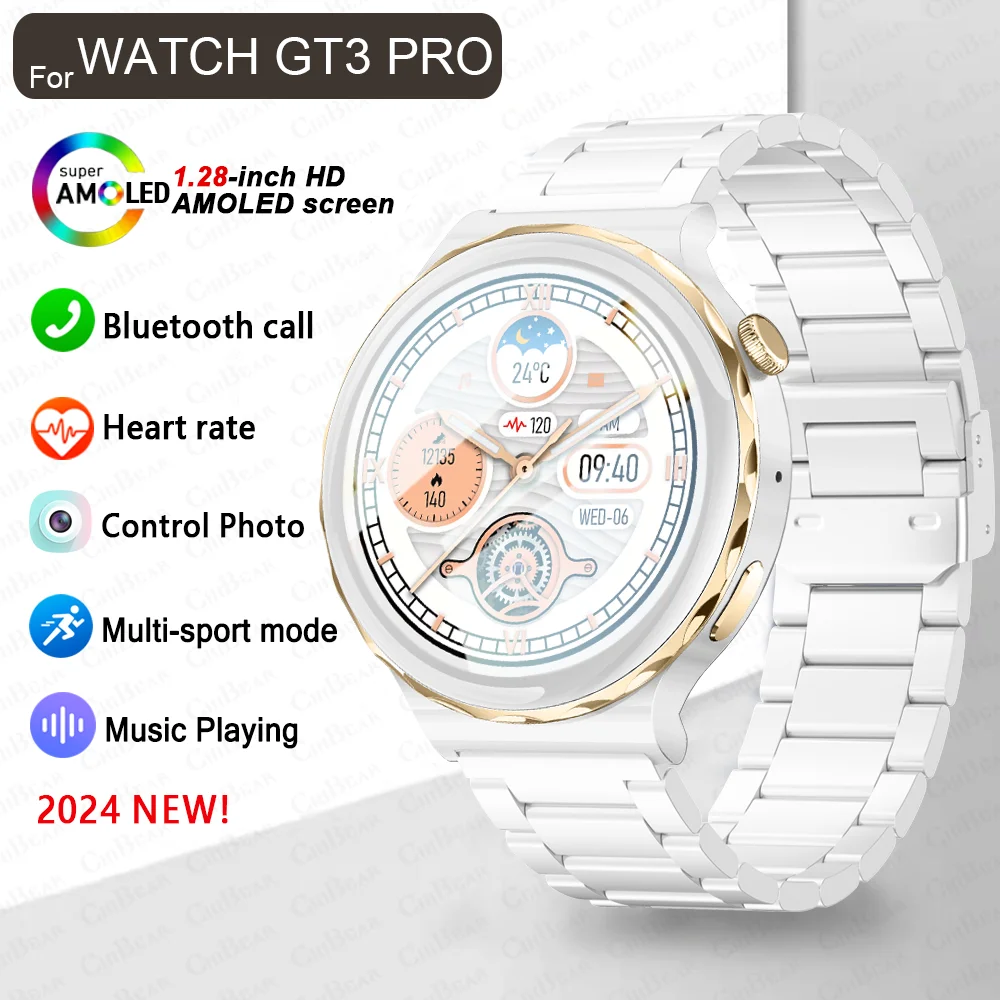 Smart Watch ECG+PPG Heart Rate Monitoring Waterproof Bluetooth Call for Huawei GT3 PRO Women