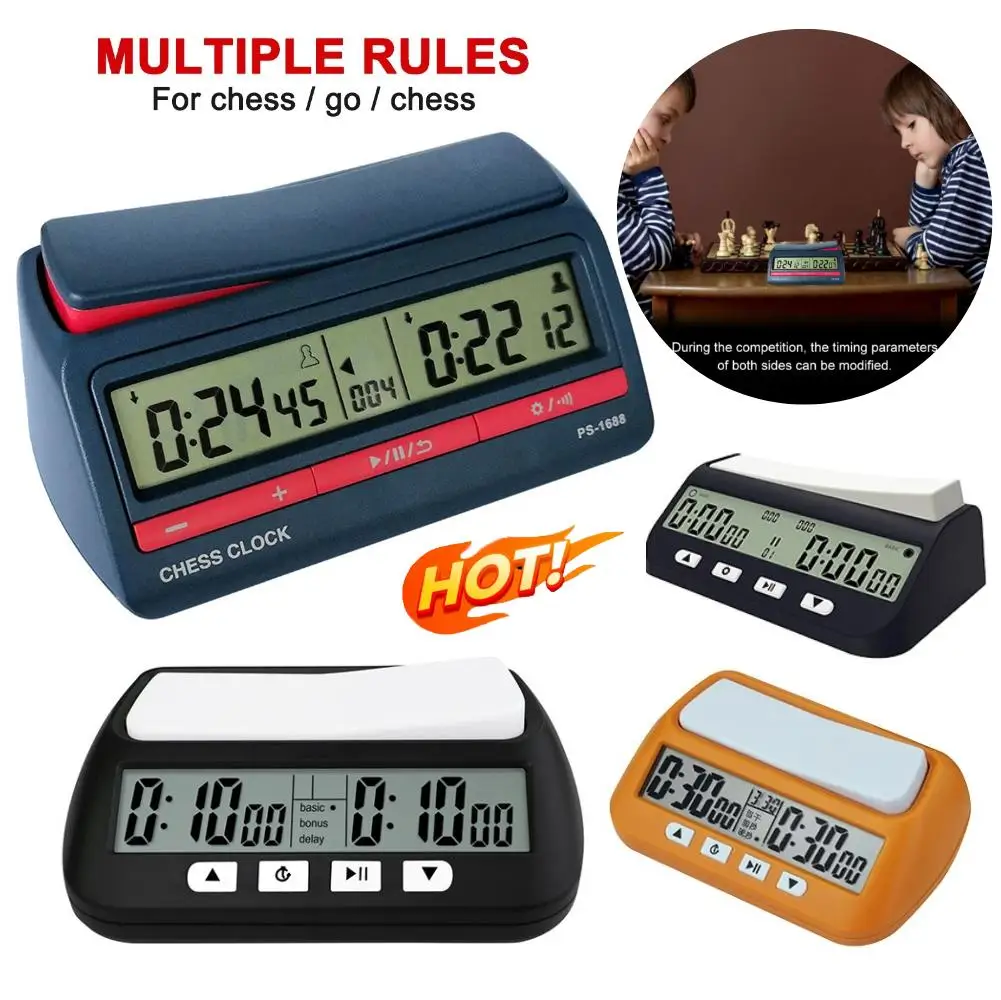 Professional Board Game Digital Chess Timer Count Up Down Competition Hour Meter For International Chess chess timer