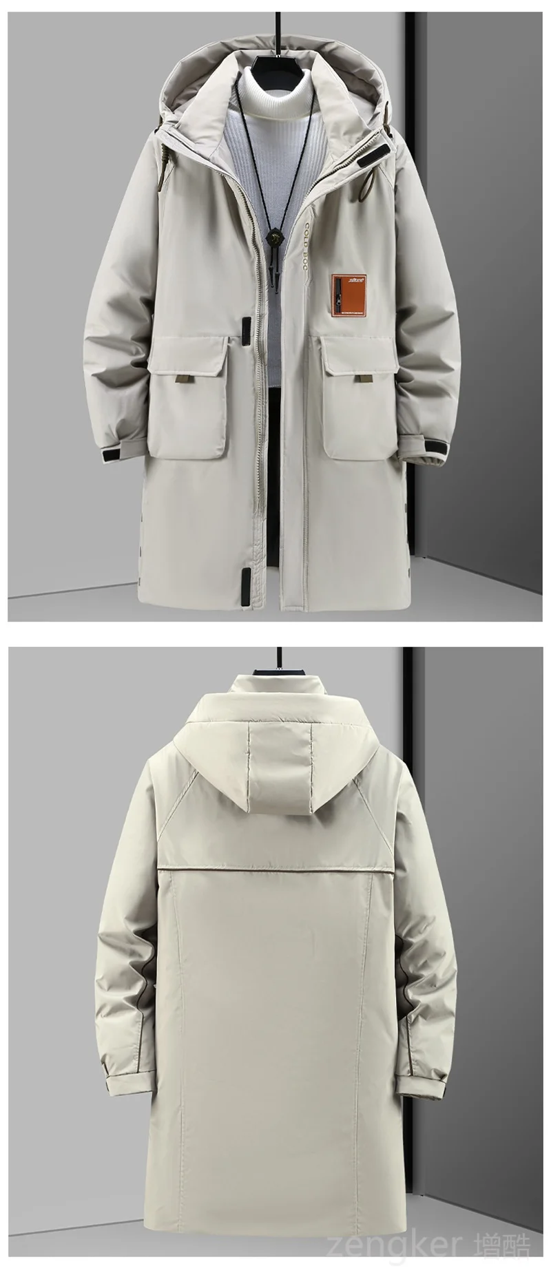 Winter thick medium-length cotton coat plus size loose winter jacket tide jacket big yards clothing man 12XL 11XL 10XL Parkas