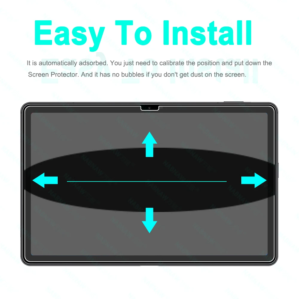 2 Pieces Scratch Proof HD Screen Protector Tempered Glass For UMIDIGI A13 A11 4G G1 G3 Tab 10.1 10.4 10.5-inch Protective Film 5