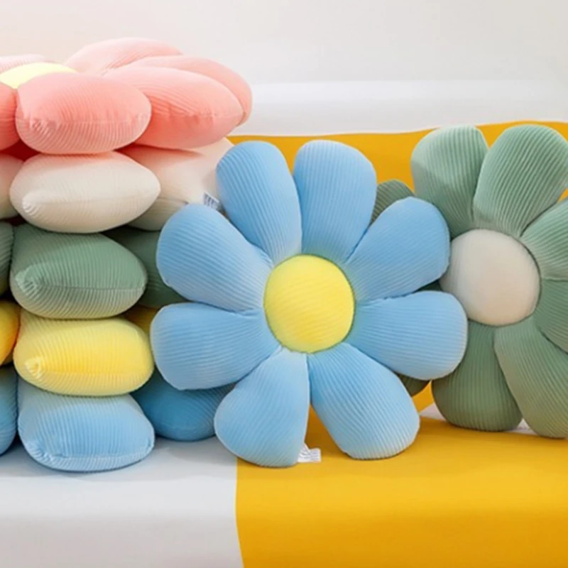 Flower Plush Pillow Soft Cartoon Plant Stuffed for Doll 40cm Plush Pillow Toy Stuffed Cushion Sofa Chair