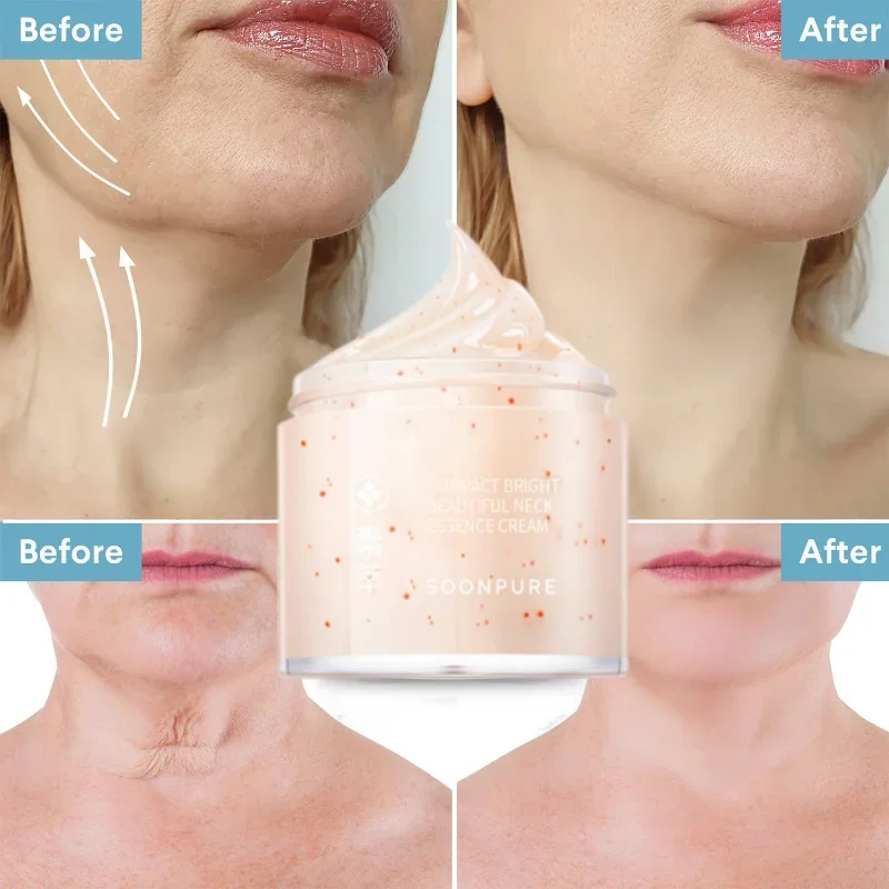 COMPACT BRIGHT BEAUTIFUL NECK ESSENCE  Cream,Tightener Anti Aging Moisturizer Fade Fine Lines Neck Skin Care Products