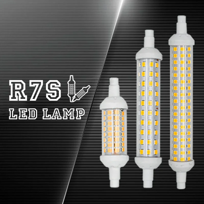 R7S LED 78mm 118mm 135mm 전구 6w 9w 12w SMD 2835 Lampada Led 램프 220V-240V 옥수수 빛 에너지 절약 할로겐 빛 교체