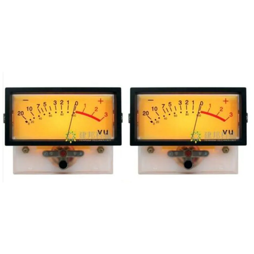 

2pcs TN-73 VU Meter Head Amplifier DB Meter Power Discharge Table w/Backlight