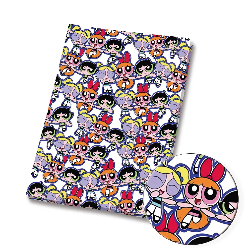 Cartoon Fabric DIY Handmade Sewing Patchwork Quilting Baby Dress Home Sheet Printed Fabric 140*50cm Kids