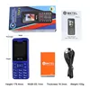MKTEL OYE 3 Feature Phone 1.77inch Display 1800mAh Dual SIM Dual Standby MP3 MP4 FM Radio with Strong Torch Senior Phone 6