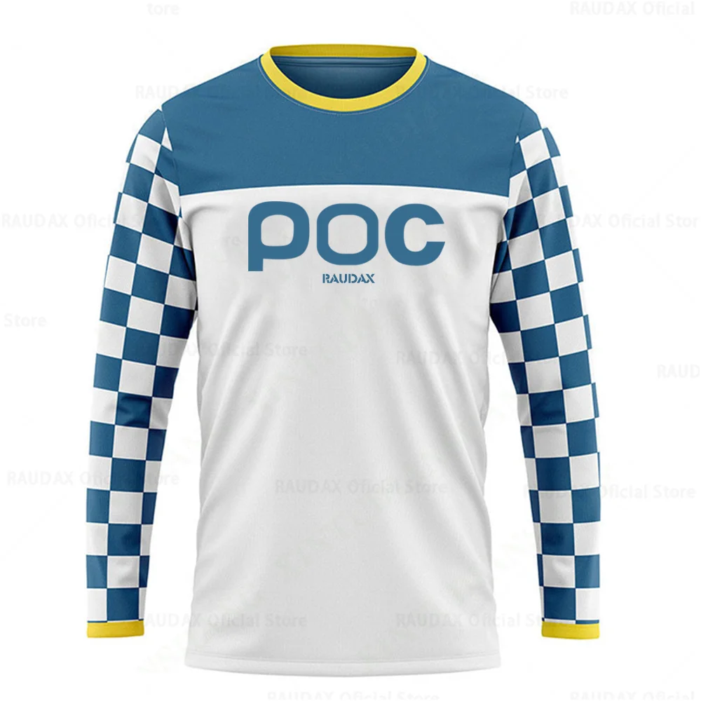 thumbnail image 1 of Camiseta de ciclismo de manga larga RAUDAX POC Racing Mx para motocross, camisetas deportivas para descenso, camisetas para bicicleta de montaña, camisetas para motocicleta DH todoterreno, 1 of 5