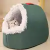 Cat Bed Comfortable Pet Sleeping Bed, Portable Cat Bed Warm And Thickened Pet Bed With Handle Portable Cat Bed Winter Pet Suppli