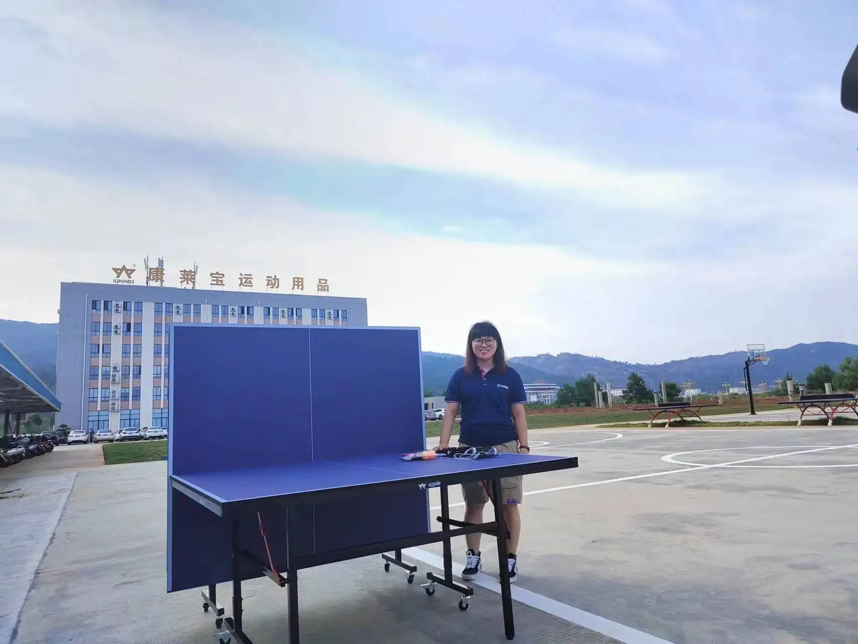 Indoor Outdoor Standard Size Table Tennis Table Movable Foldable Easy Assemble Pingpong for Children Adult Home Use