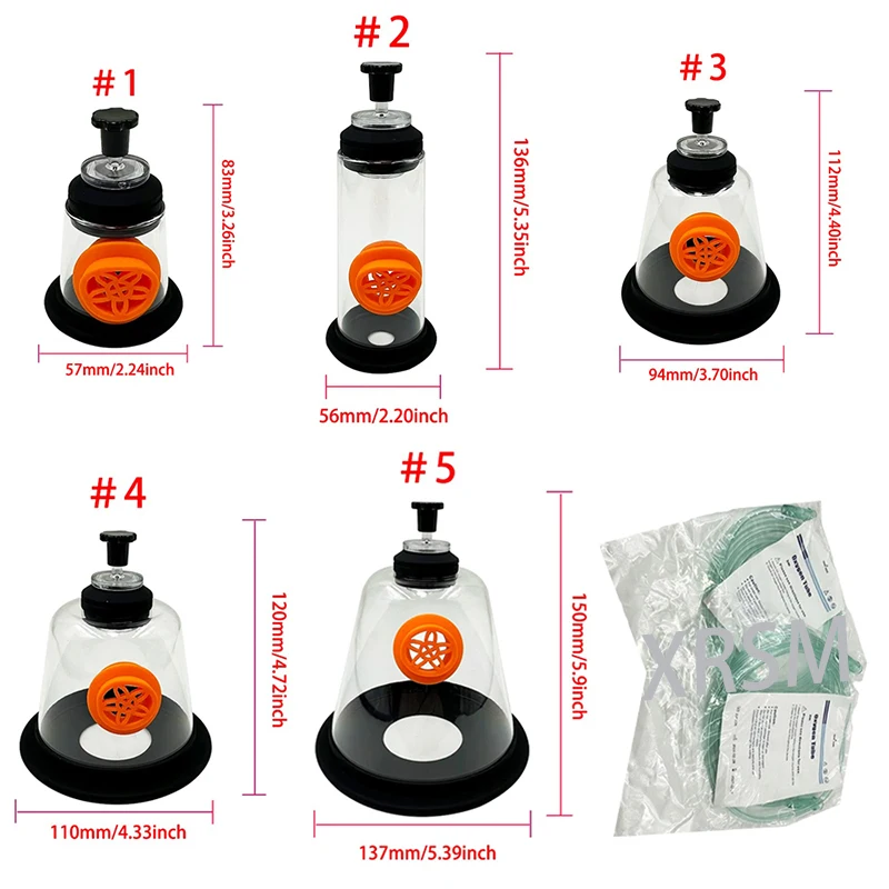Sauerstoffmasken-Set für Hunde und Katzen NR.1-NR.5 Geeignet für Tier-Sauerstoffinhalation und Vernebelung Veterinärgebrauch – Detail 3