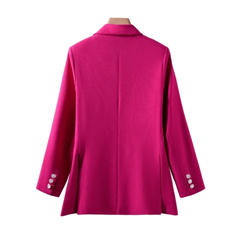 Рисунок 2 - Женский однотонный блейзер с длинным рукавом