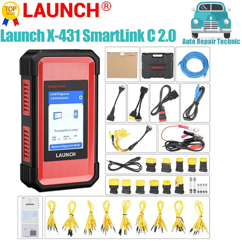 

Launch X-431 SmartLink C 2.0 Heavy-duty Truck Module for Commercial Vehicles/ Passenger/ New Energy Cars used with X-431 PRO3S