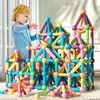 blocs de construction magnétiques montessori pour enfants, apprentissage éducatif créatif, conception de tige magnétique, jouets de construction, cadeau