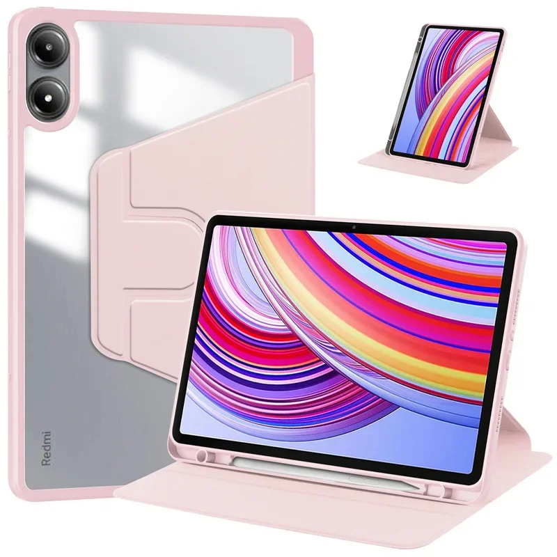 360 Rotating Tablet Cover with Pencil Holder