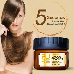 Magical Hair Treatment Mask 5 Seconds Repairs Damage Restore Soft Hair For All Hair Types Keratin Deep Hair Care Mask