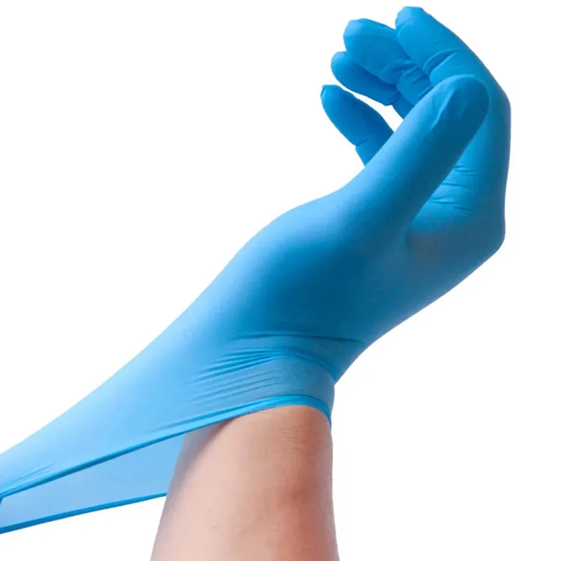 Disposable Nitrile Gloves Disposable Gloves Kitchen Waterproof Household Cleaning Gloves Latex Free 100/50/20PCS