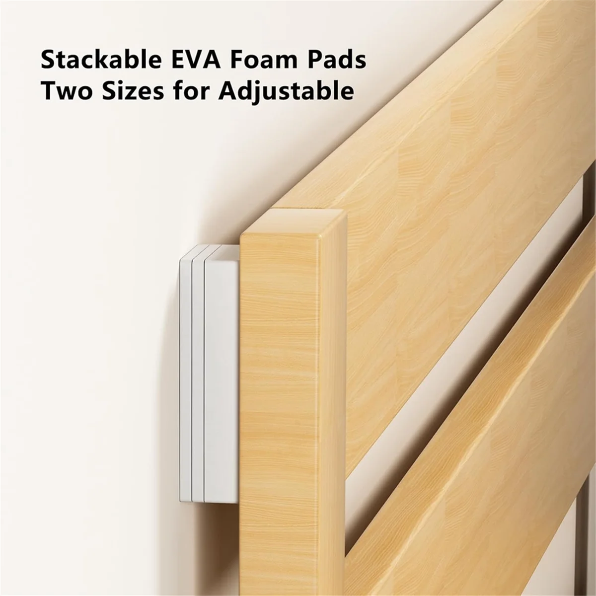 ABZV-20Pcs Furniture Pads,EVA Foam Headboard Stoppers for Wall, 10Pcs (15mm Thick)+10Pcs (5mm Thick) Wall Protector
