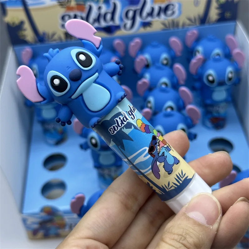 4/16pcs 새로운 디즈니 스티치 솔리드 접착제 스틱 학생 문구 DIY 스크랩북 솔리드 접착제 고점도 학교 사무용품