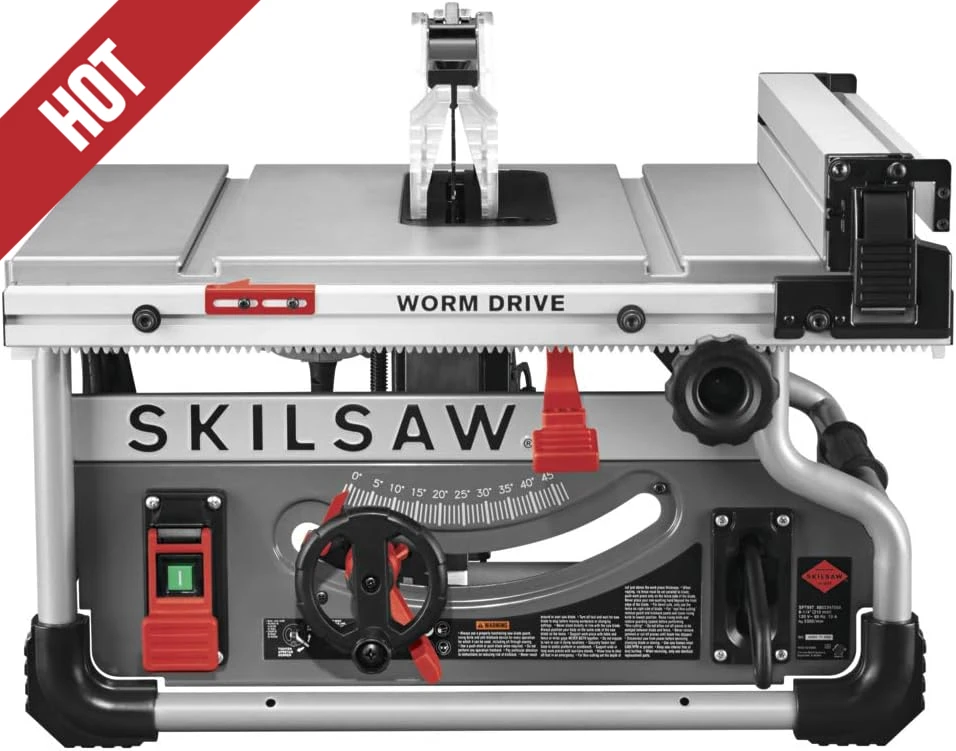 

SKIL SPT99T-01 8-1/4 Inch Portable Worm Drive Table Saw 2-5/8 Inch Depth of Cut and 25 Inch Rip Capacity USA