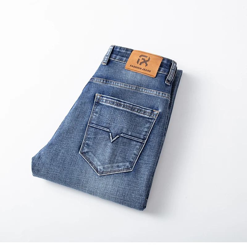 Men Jeans Stretch Classic Style Denim Pants men jeans mens jeans jeans trousers denim trousers