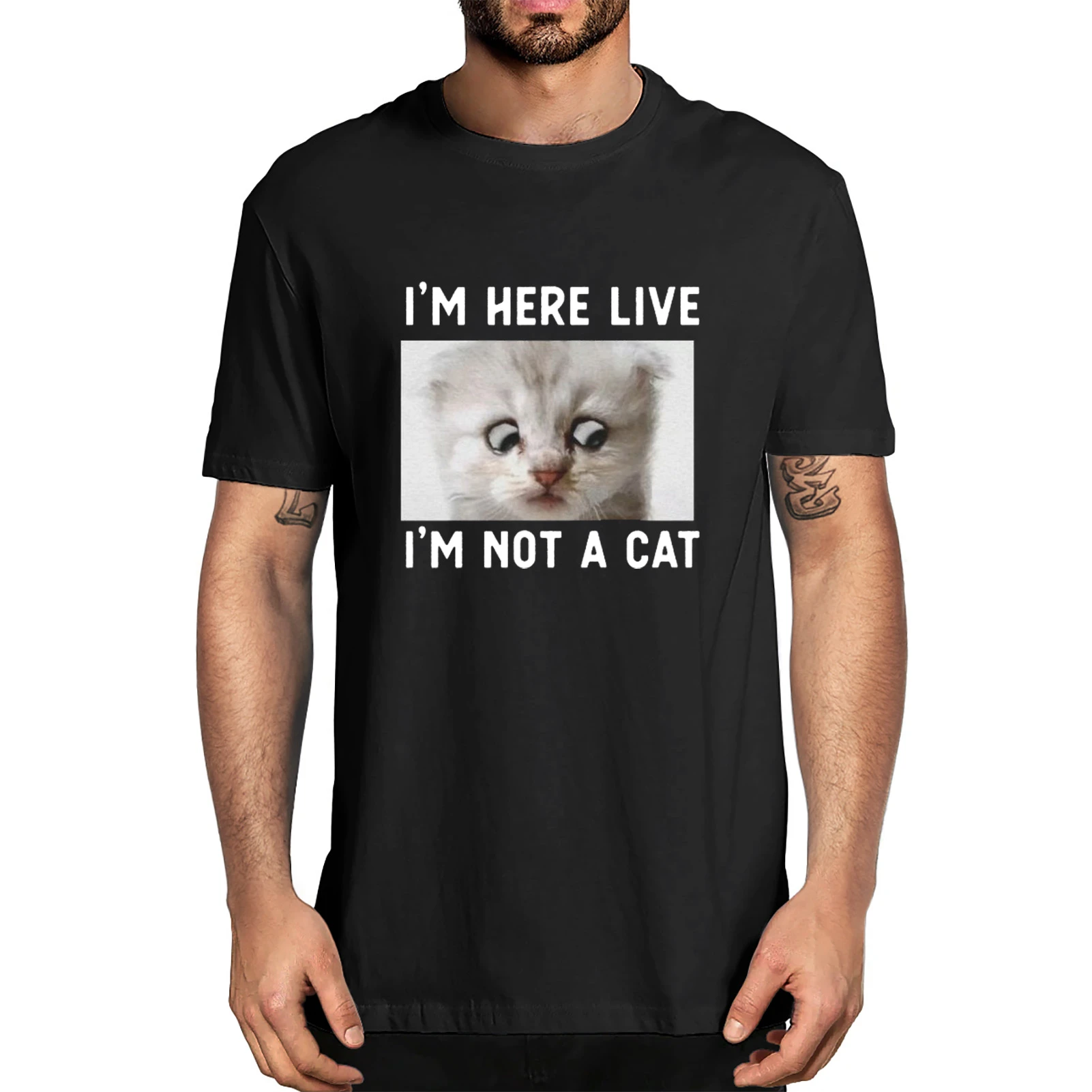 Unisex New Fashion I M Here Live I Am Not A Cat Funny Video Zoom Call Cat Men S 100 Cotton T Shirt Women Soft Top Tee Aliexpress Unisex New Fashion I M Here Live I Am Not A Cat Funny Video Zoom Call Cat Men S 100 Cotton T Shirt Women Soft Top Tee Aliexpress
