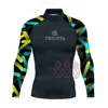 Men's Long Sleeve UV Protection Diving Wear Summer Water Sports Swimming Rashguard Surfing T-shirts Surfing Rash Guard Swimwear 4