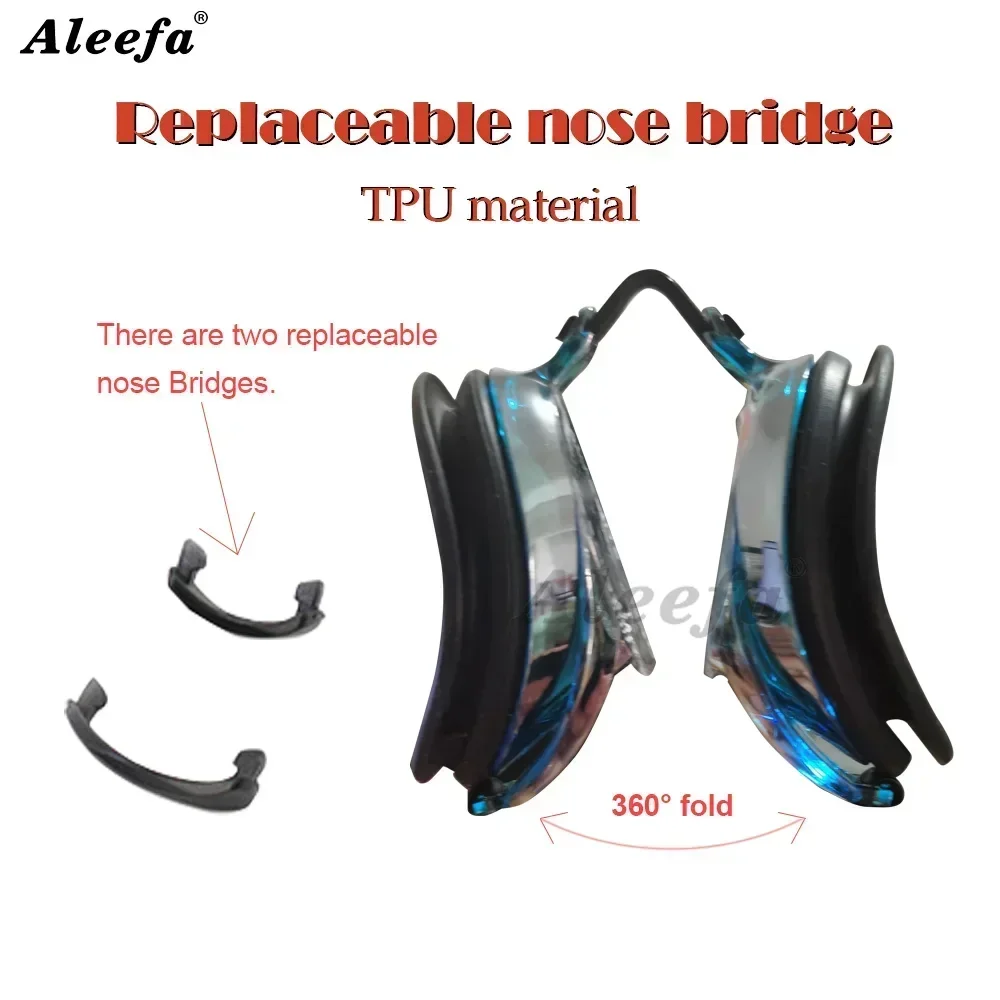Race Nearsighted Swimming Goggles with Antifog and Myopia -2.0 To -7.0 Hydrodynamic Swim Eyewear Glasses