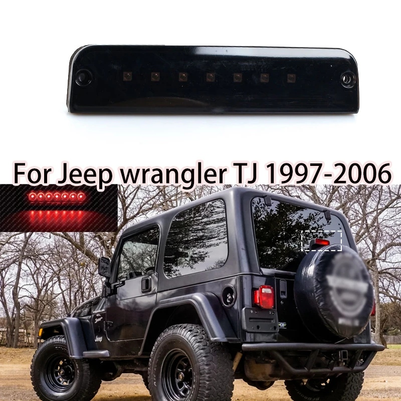 Car Rear Brake Light High Lighting Stop Led 3rd Third Brake Tail Light For Jeep  Wrangler Tj 1997 1998 1999-2006 Auto Accessory - Signal Lamp - AliExpress