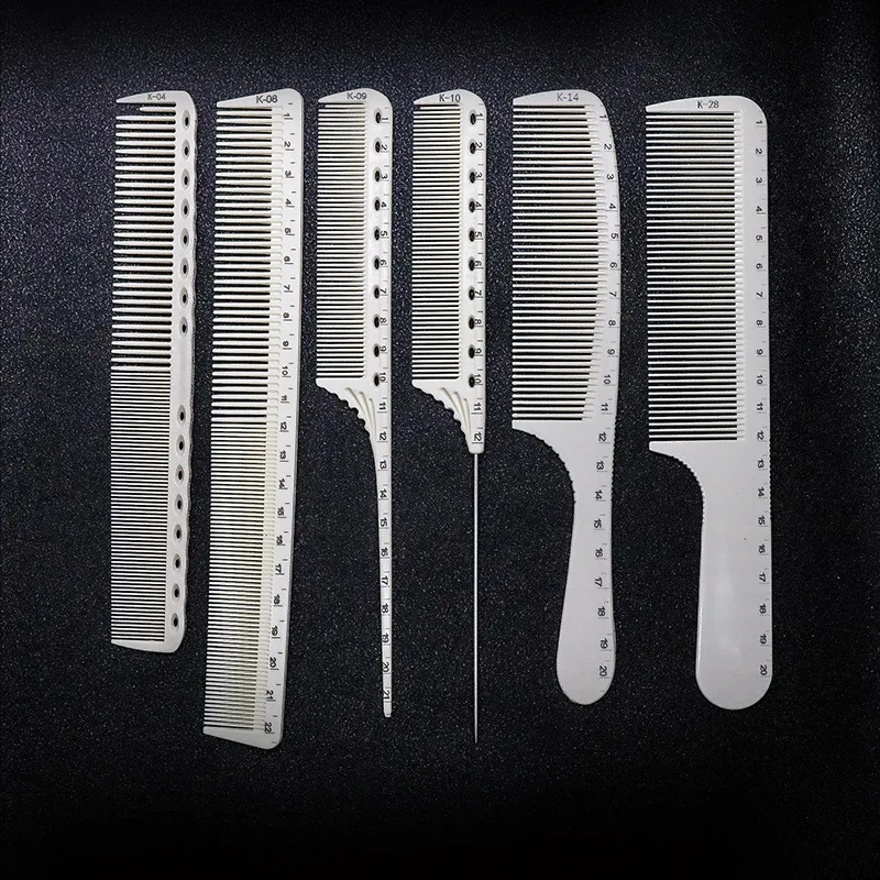 2pcs Hairdressing Combs Multifunctional Hair Design Hair Comb Makeup Barber Haircare Styling Tool Set product design styling