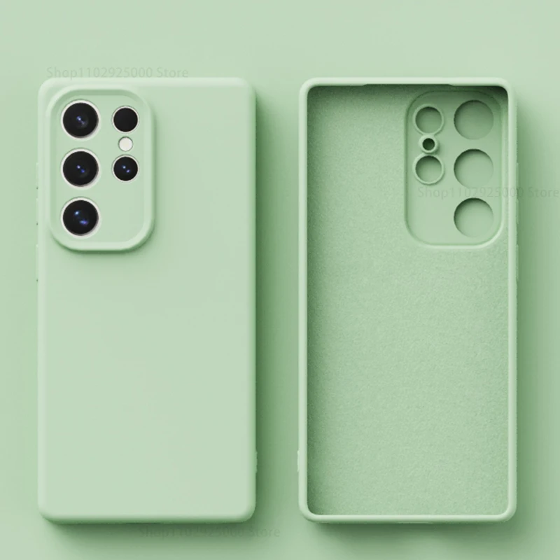 Luxury Liquid Silicone Shockproof Protective Case - Soft Back Cover
