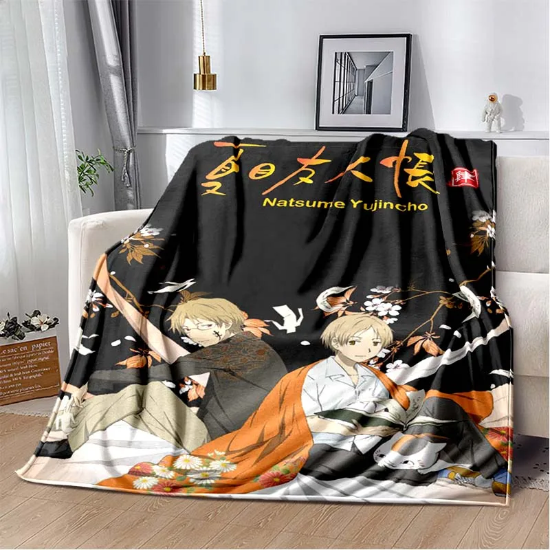 

N-Natsume's Book of Friends Printed Blanket Children's Blanket Flannel Soft Blanket Sofa Blanket Travel Blanket Birthday Gift