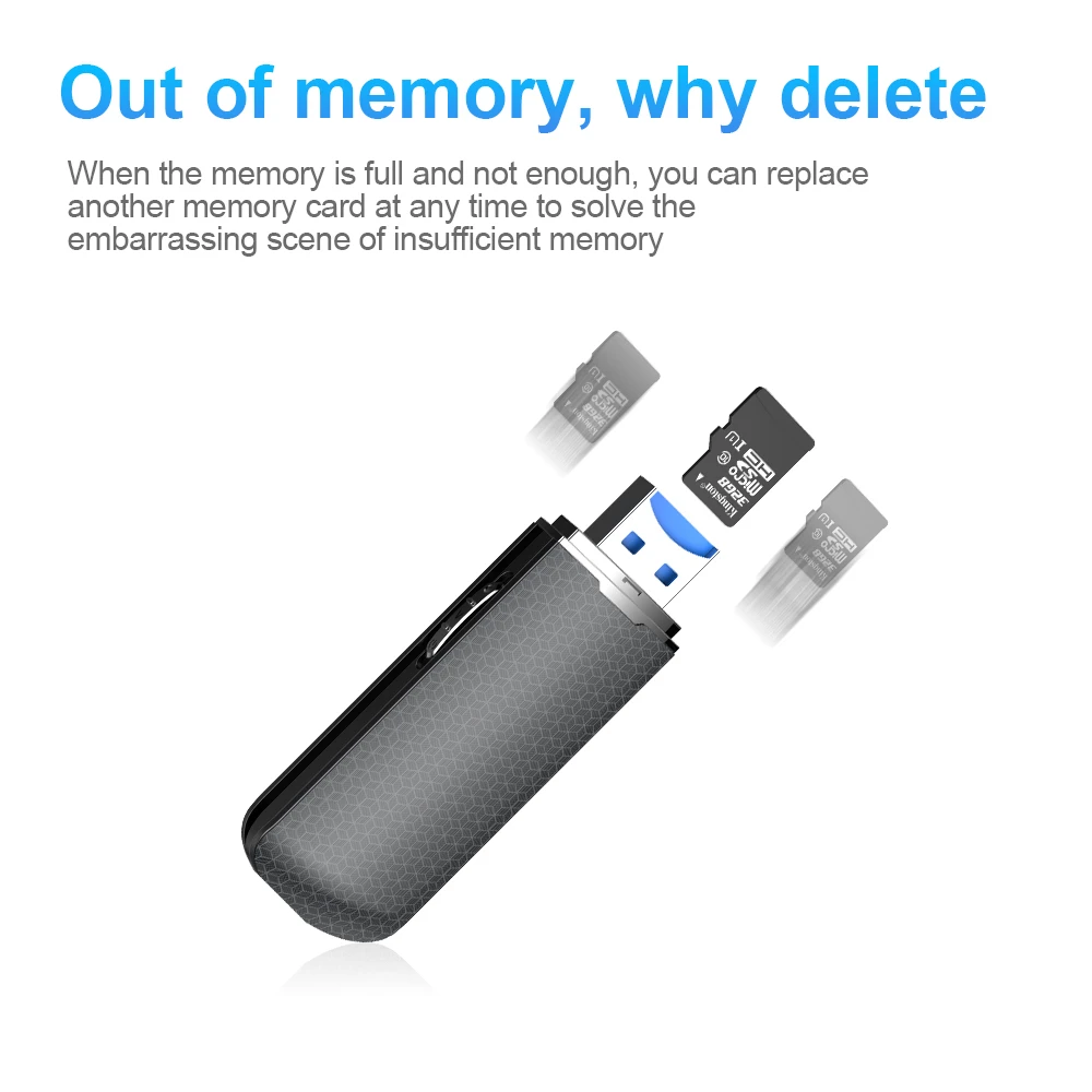 Mini USB Voice Recorder Rechargeable Digital Voice Recording Audio Recorder for PC Meeting Interview Recording Dictaphone 4G/32G
