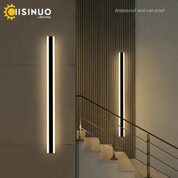 IP67 Impermeabile Antiruggine Lampada da parete per esterni in acciaio inossidabile Patio Portico Illuminazione Triac Dimmerabile 10%-100% Lampade da giardino per corridoio 1