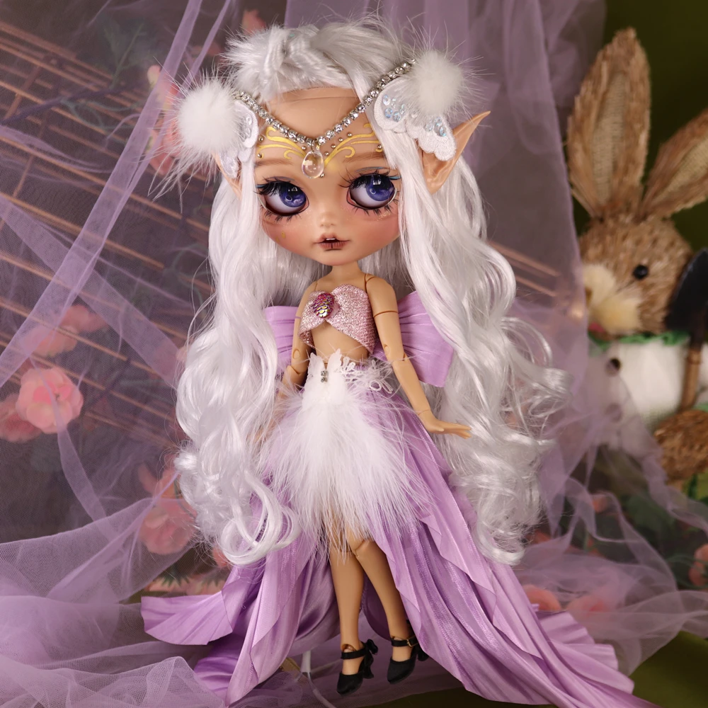 

Кукла блайз Valkyrie ICY DBS, пуринг рот, матовое лицо, загар, кожа 1/6, BJD Azone S, аниме девушка