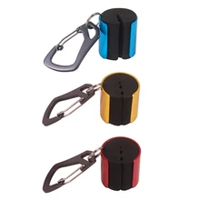 Waist Belt Rod Holder Pole Inserter Fishing Rod Nylon Leather Waist-span Pole Bag Fishing Pole Hanger Rack Holders