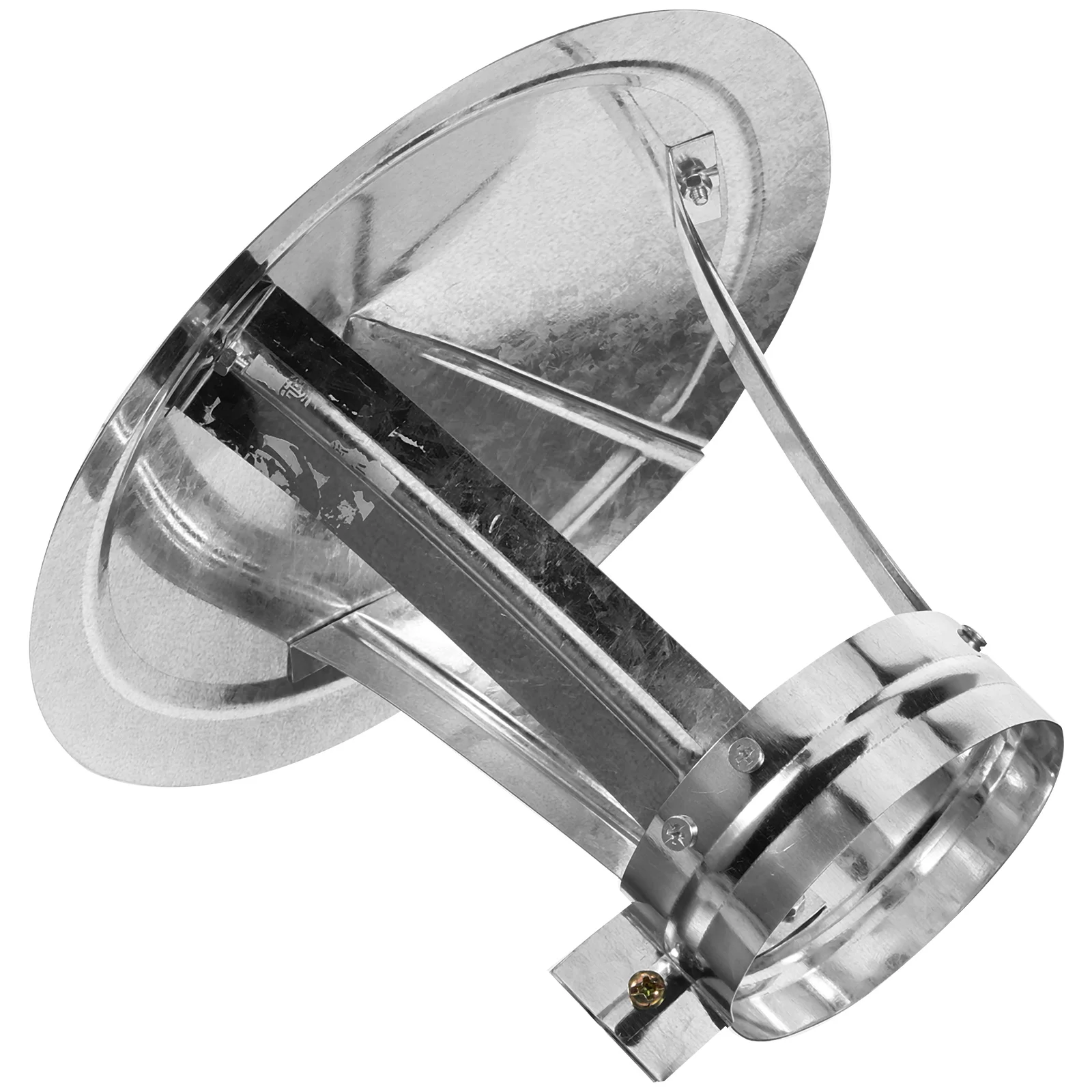 

Chimney Flashing Cap Rainproof Cover Cowl Vent Exhaust Pipe Weatherproof Smoke Tube Protector Part