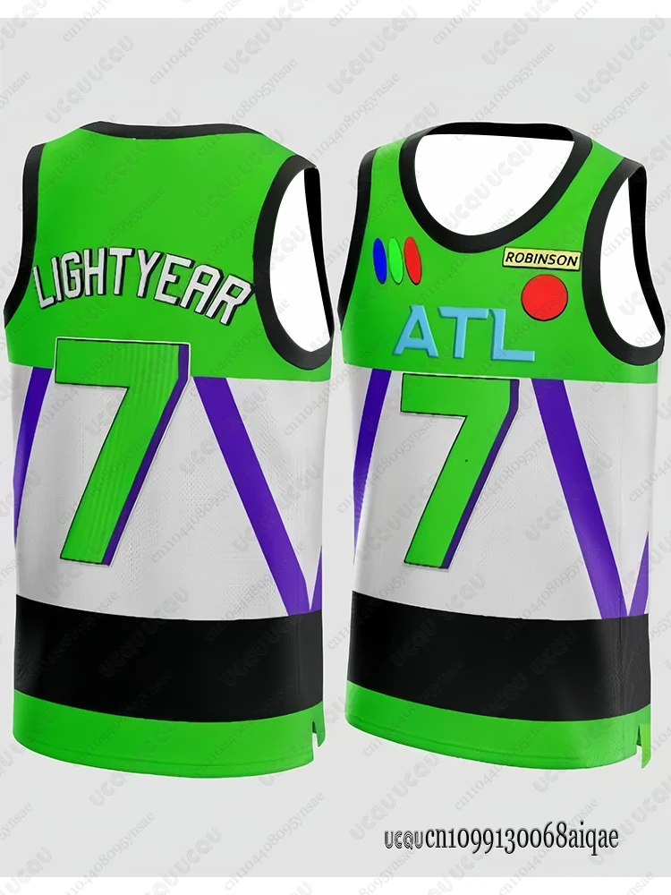 토이 스토리 스페셜 에디션 농구 유니폼 성인/아동용 디자인 에디션 농구 탱크탑 여름 속건 스포츠 조끼