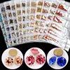6 Grids/Pack Mix 5 Sizes Nail Glitter V-Bottom Sharp Diamond Gems Arylic Nail Art Rhinestone Jewel Decorations Manicure DIY GZ 1