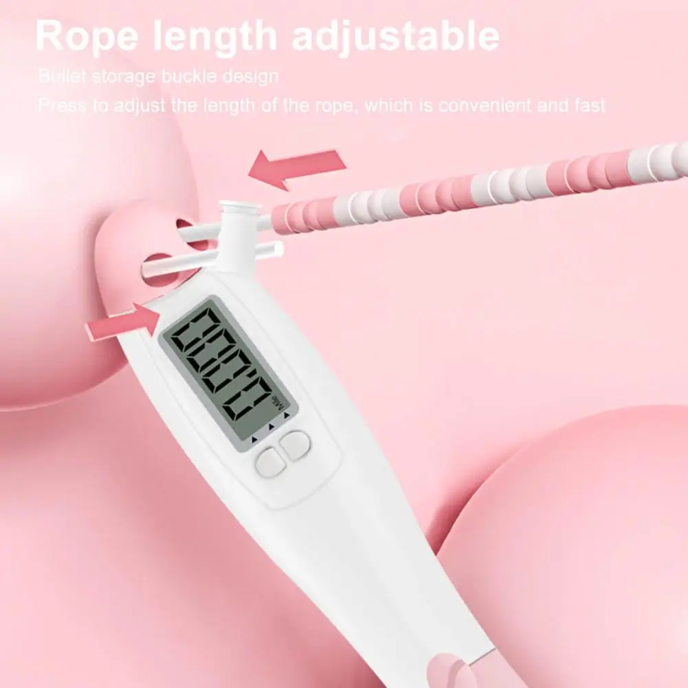 

Tangle-free Skipping Rope Counting Jump Rope Efficient Endurance Training Adjustable Length Jump Ropes with for Effective