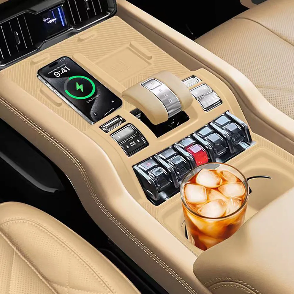 BYD 포뮬러 T 레오파드 8 센터 콘솔 암레스트 박스 내부 수납 랙 개조용 실리콘 수납 박스 ? 2025+
