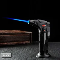 Windproof Turbo Gas Lighters Refillable Adjustable Flame Lighter Butane Jet Torch Lighter BBQ Ignition Tools Smoking Accessories 1