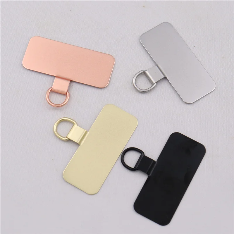 Universal Sturdy Metal Phone Lanyard Gasket Patch Cellphone Hanging Strap Gasket Replacement Lanyard Safety Connect Piece Clip