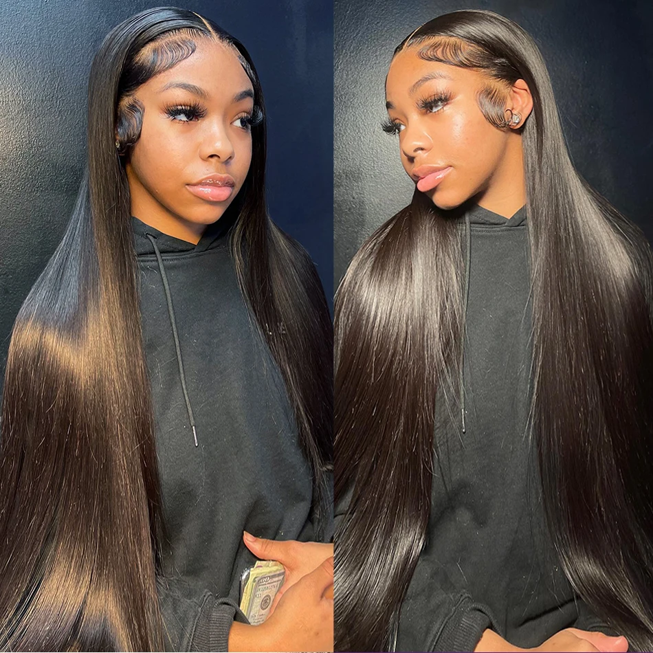 MELODIE Bone Straight Human Hair Weave Bundles Natural Black 30 40 Inches Human Hair Extensions Brazilian