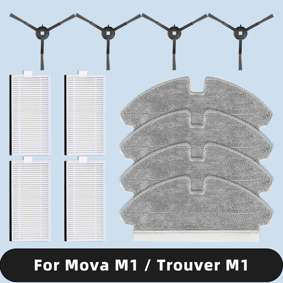 Kit De Pièces De Rechange Pour Aspirateur Robot Mova M1 Pour Trouver M1