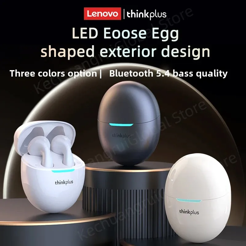 2025 Original Lenovo LP48 TWS Earphone Wireless Bluetooth 5.4 Headset Half In Ear Noise Reduction Free EarBuds For Huawei iPhone 2