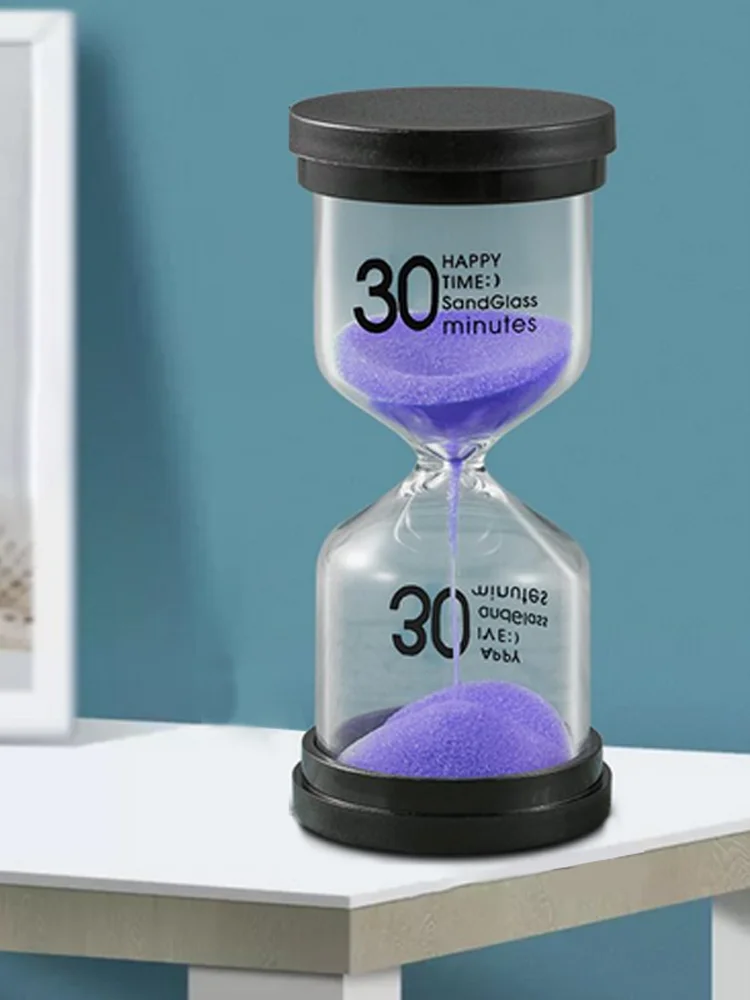 Description Picture 5 of item30-60 Minutes Mini Hourglass Timer Creative Children Do Homework Clean Teeth Sandglass Timer Desktop Accessorie Sand Clock Watch