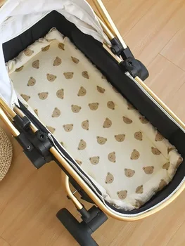 Cuscino per passeggino Passeggino soffice tappetino caldo per dormire Cuscino per carrozzina antiscivolo in garza spessa