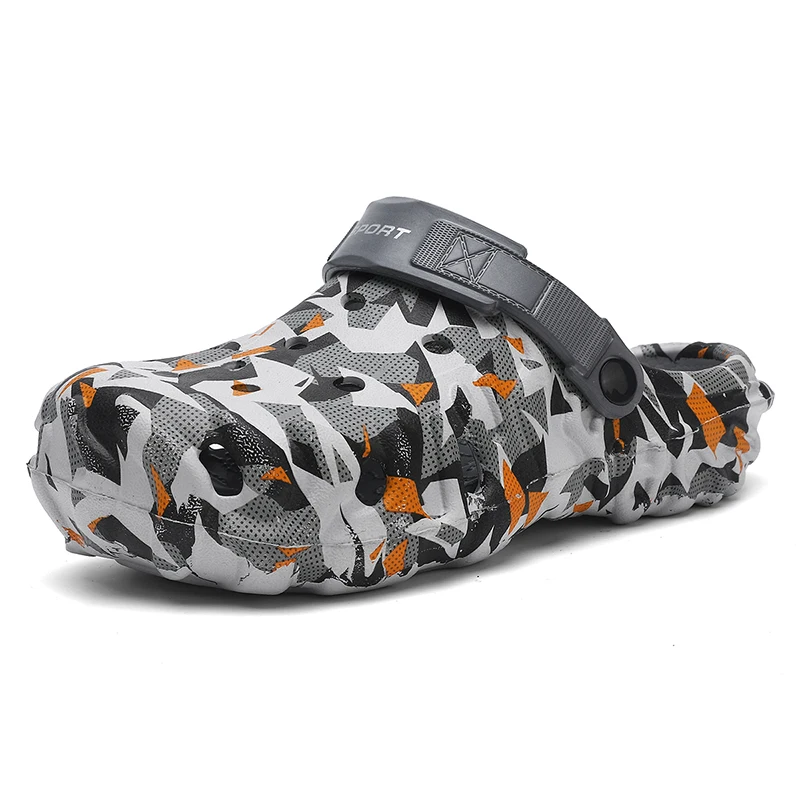 Men's Camouflage Casual Sandals - Outdoor & Beach Clogs